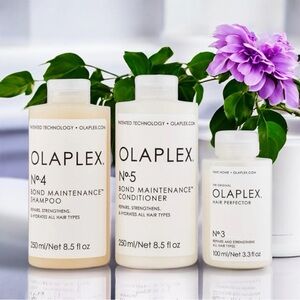 OLAPLEX No 4 + No 5 Bond Maintenance Shampoo Conditioner + No 3 Hair Perfector